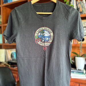 Castle Danger Brewery Tee – Black (Size Small)